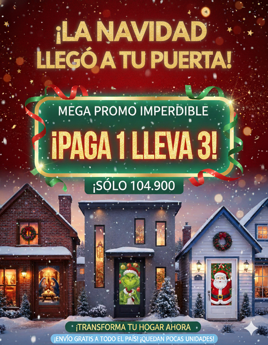 FUNDAS NAVIDEÑAS 3 X 104.900